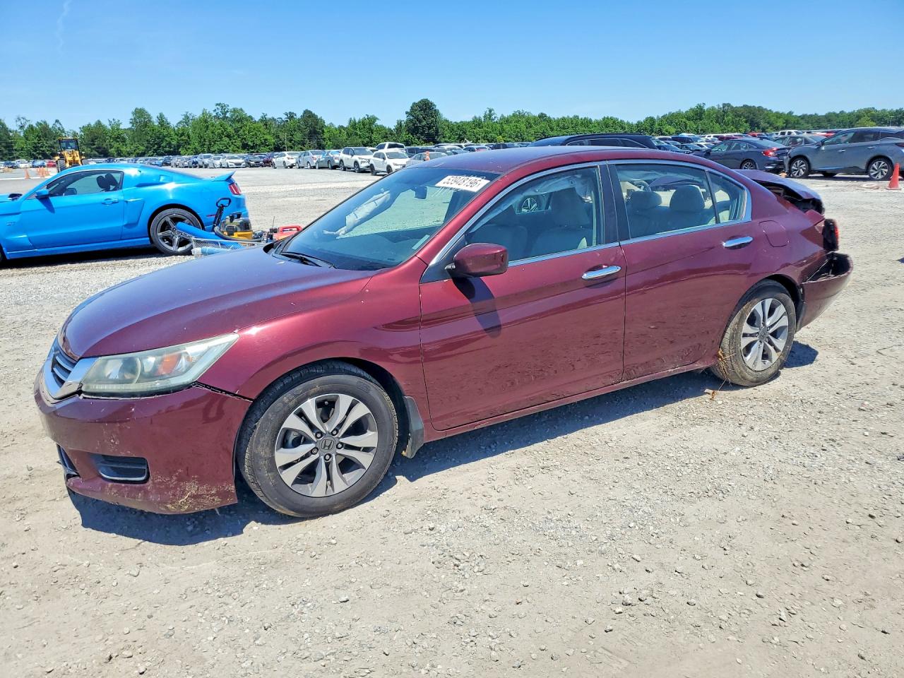2015 Honda Accord LX, VIN 1HGCR2F38FA270405 — Rear end
