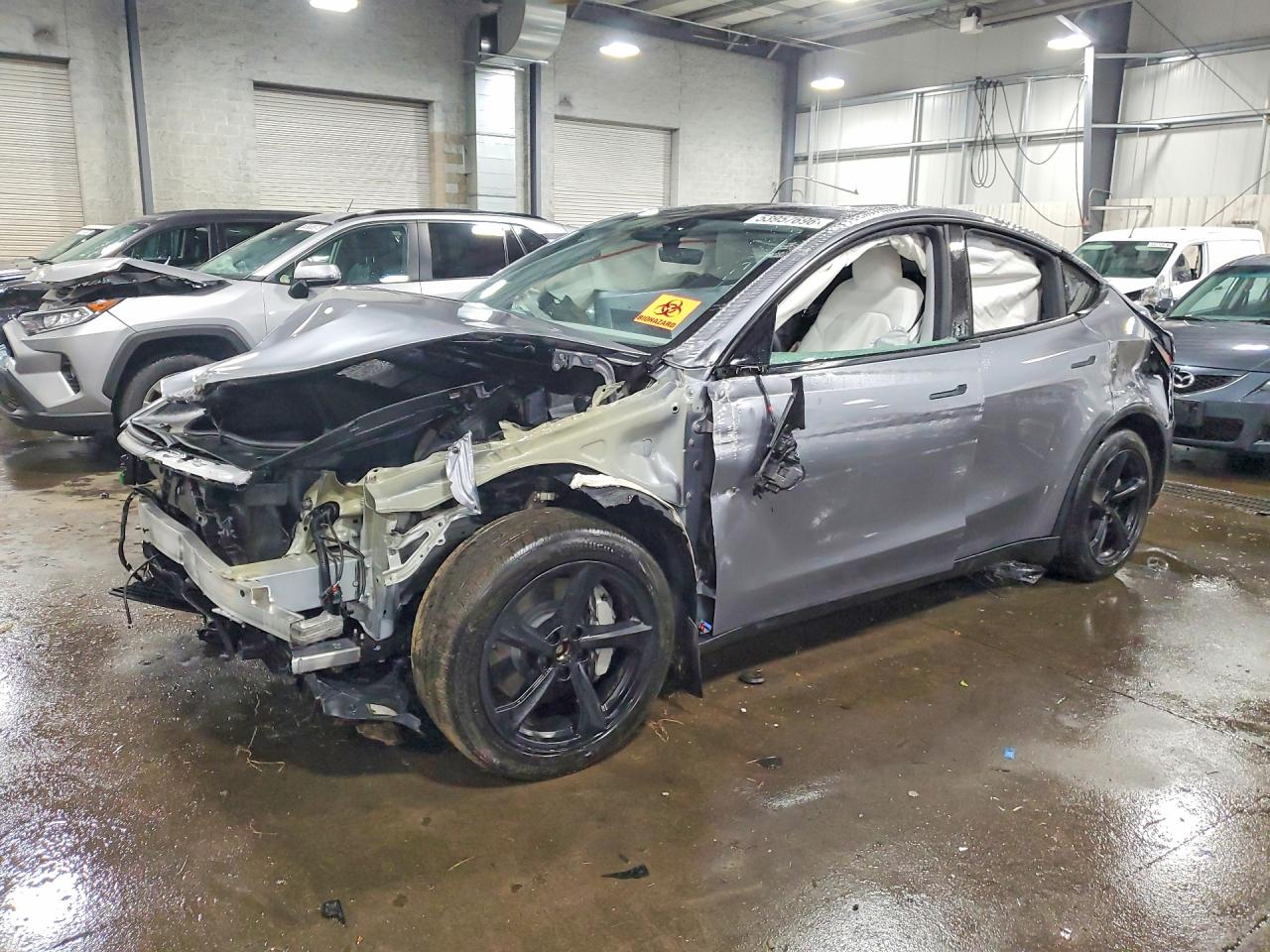 2026 Tesla Model Y Long Range Launch Series, VIN 7SAYGDEE3TF325261 — Rollover