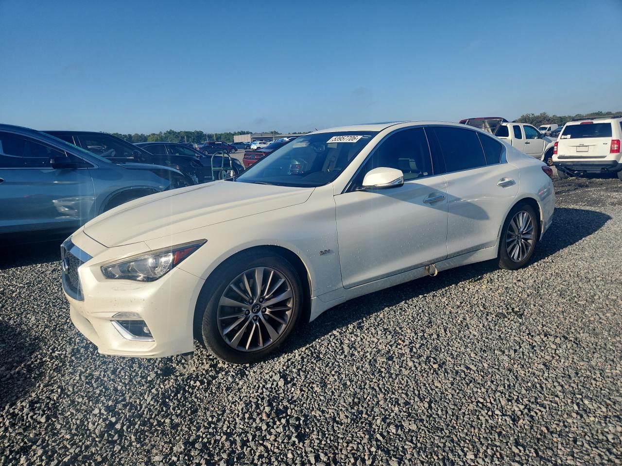 2019 Infiniti Q50 Luxe, VIN JN1EV7AP8KM515922 — Rear end