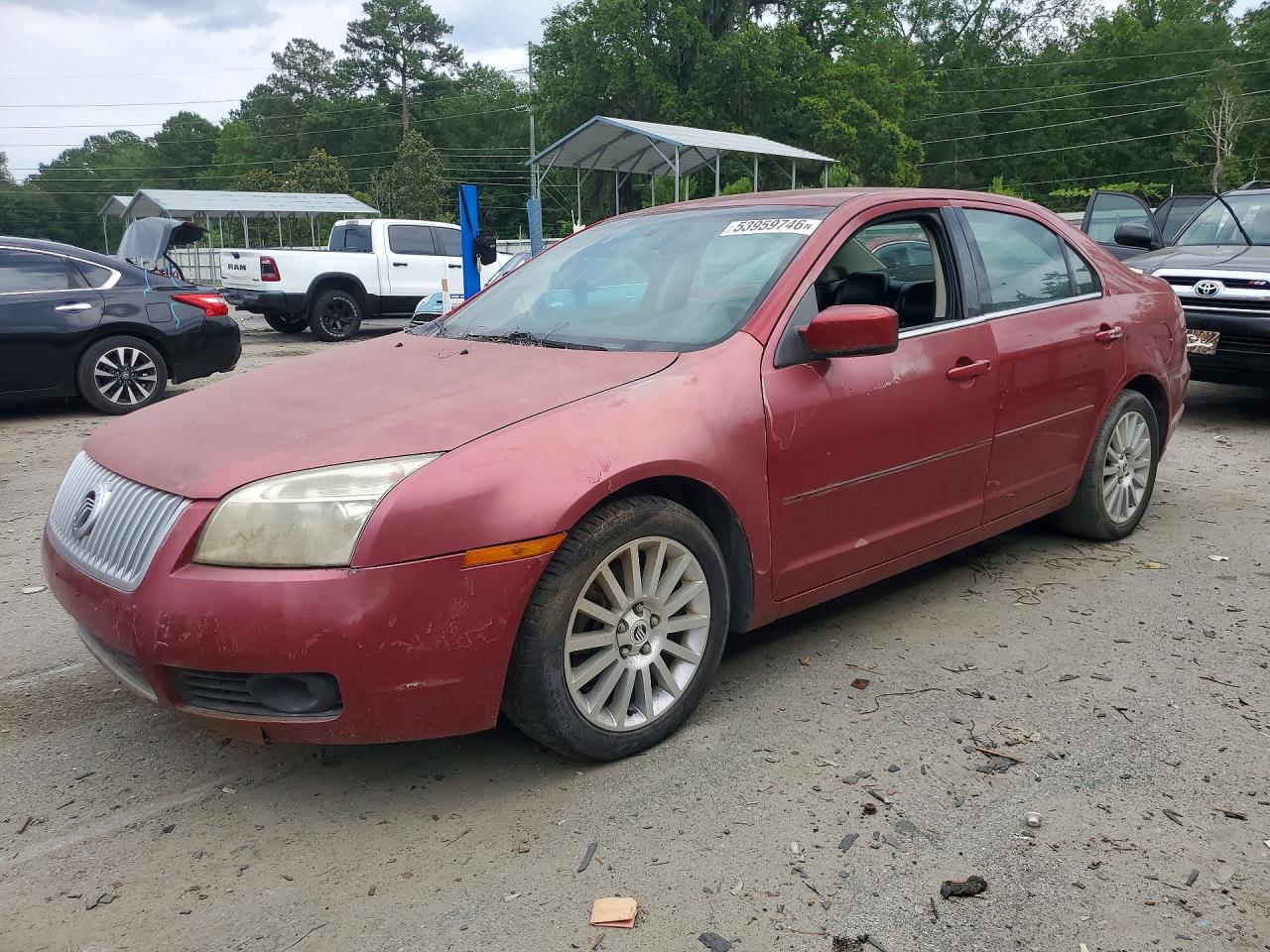 2007 Mercury Milan Premier, VIN 3MEHM08Z87R652366 — Механическое