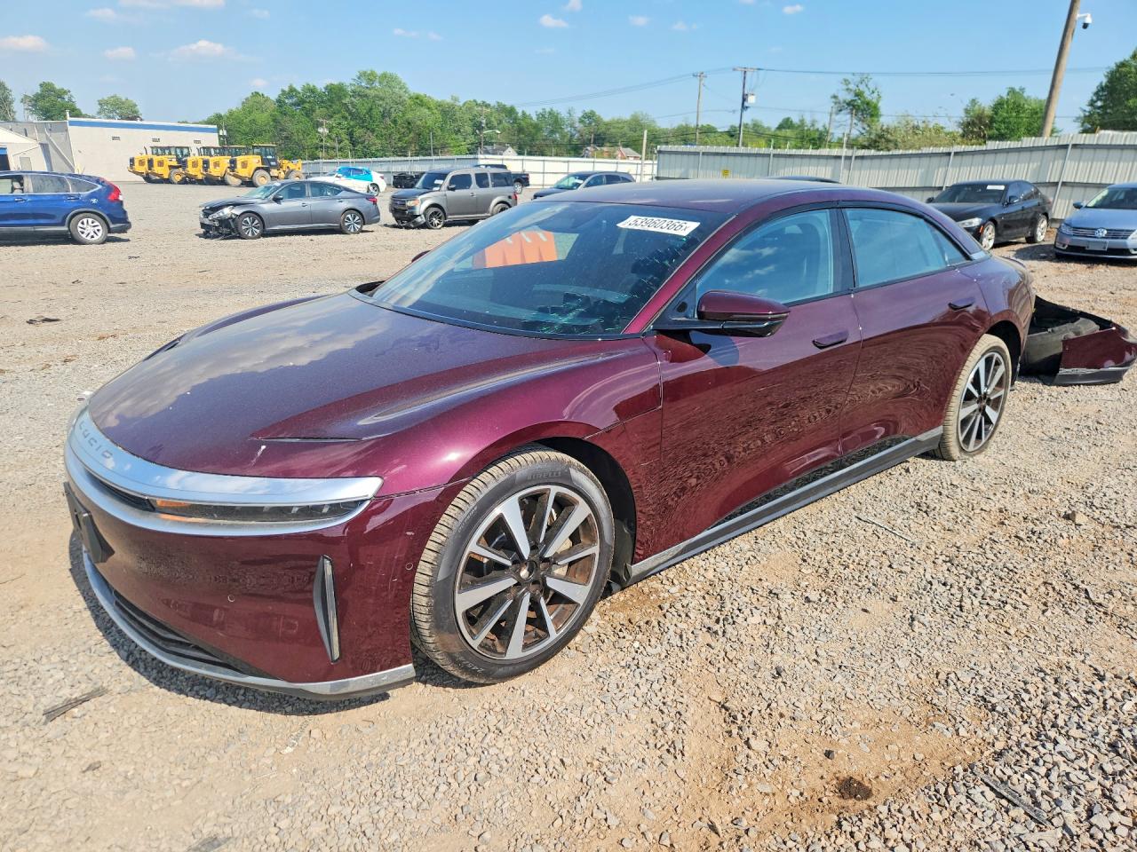 2024 Lucid Air Touring, VIN 50EA1TEA4RA001997 — Зад