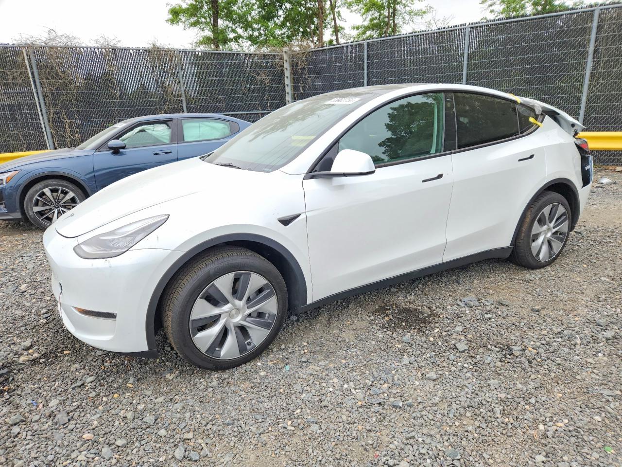 2023 Tesla Model Y Long Range, VIN 7SAYGDEEXPA060924 — Rear end