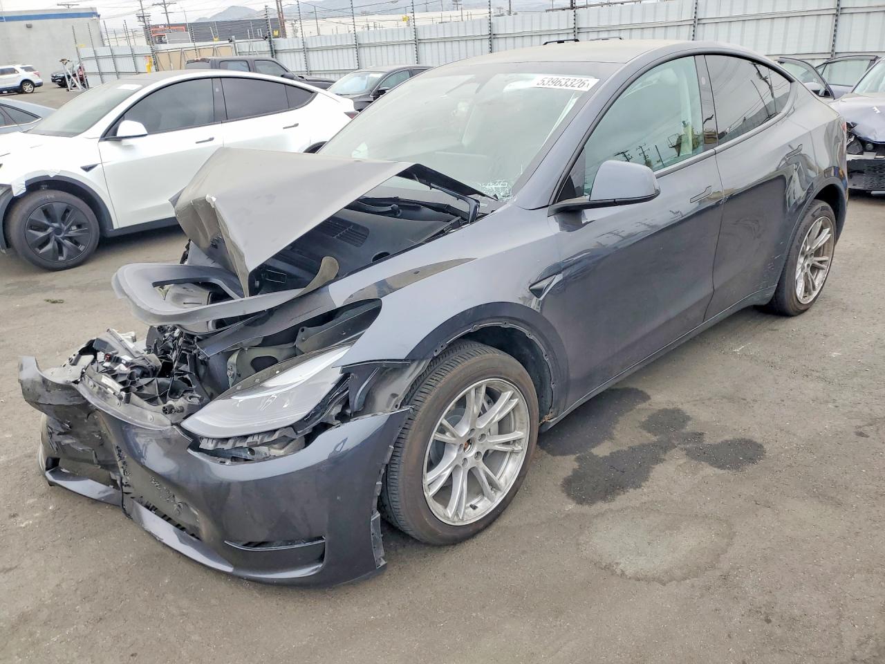 2024 Tesla Model Y Long Range, VIN 7SAYGDEE0RA226919 — Front end