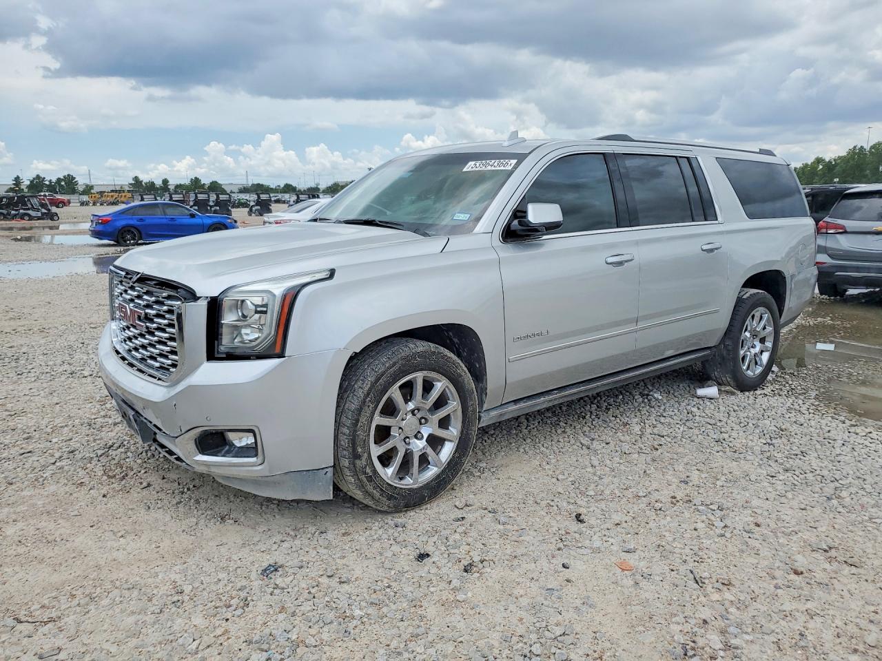 2018 GMC Yukon XL Denali, VIN 1GKS1HKJ8JR116655 — Rear end