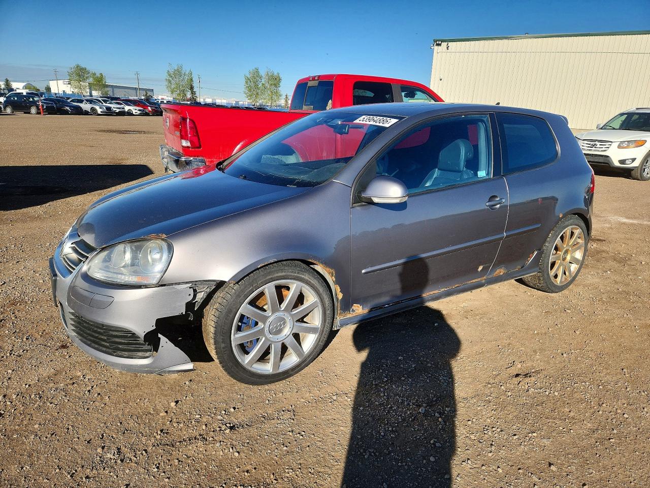2008 Volkswagen R32, VIN WVWKC71K68W026586 — Front end