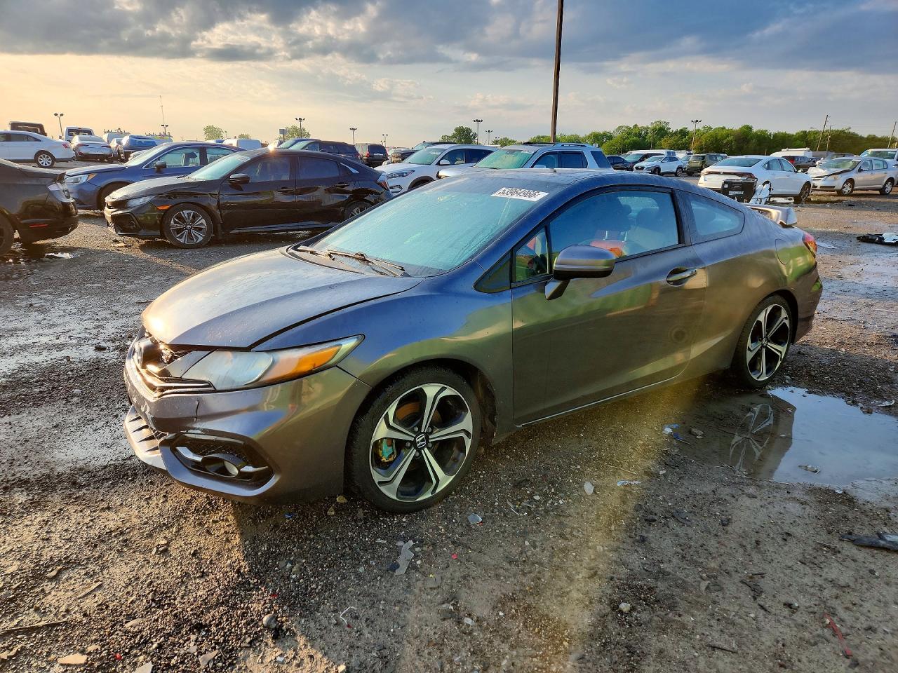 2014 Honda Civic Si, VIN 2HGFG4A56EH704246 — Prior damage history