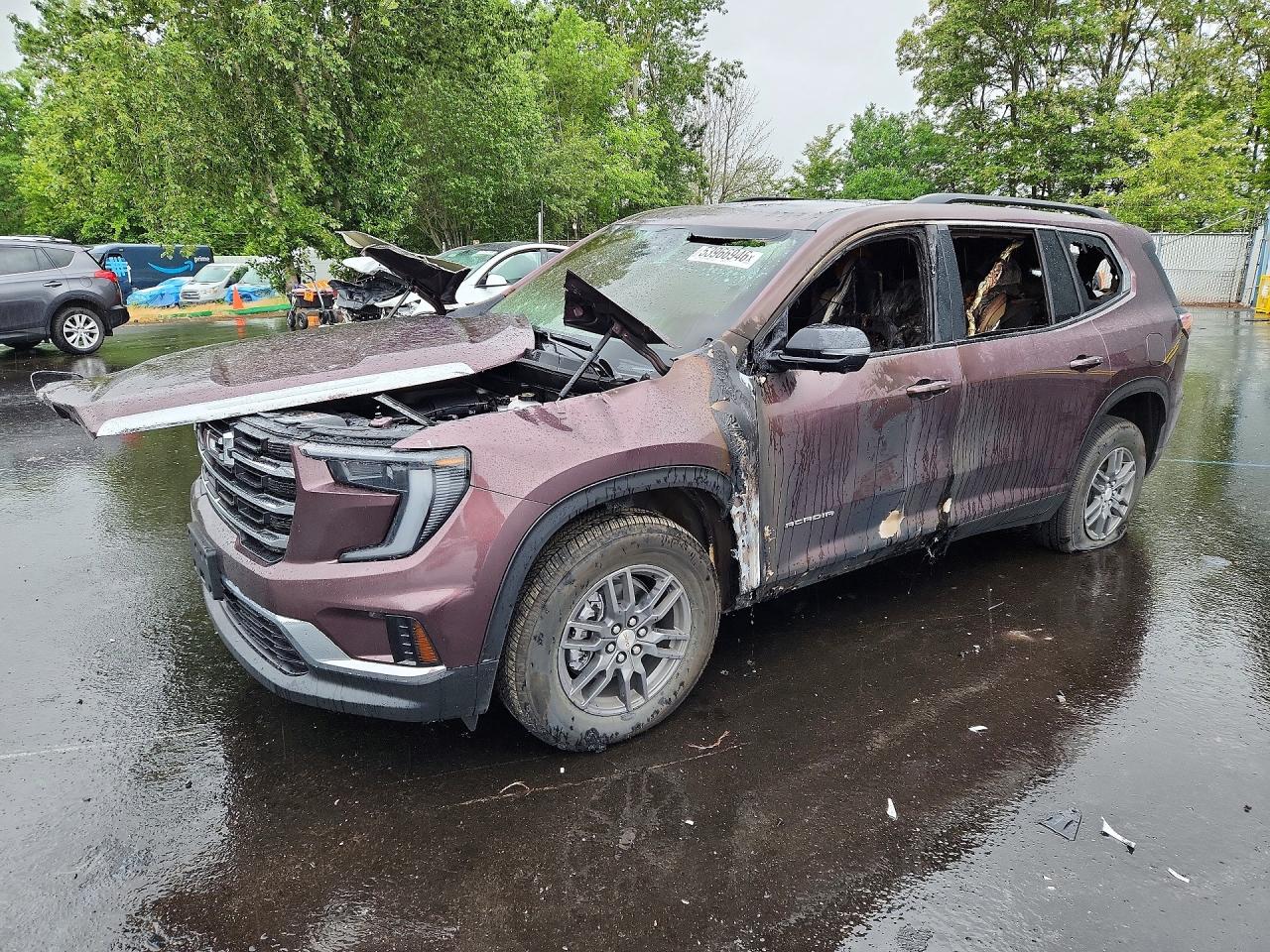 2026 GMC Acadia AWD Elevation, VIN 1GKENNKS5TJ158128 — Interior fire