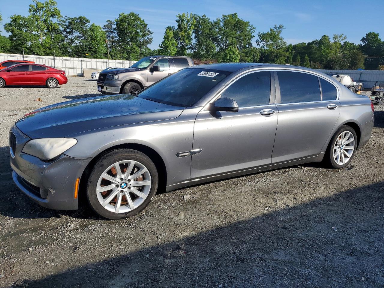 2012 BMW 7 Series 750Li, VIN WBAKB8C52CC963698 — Engine fire