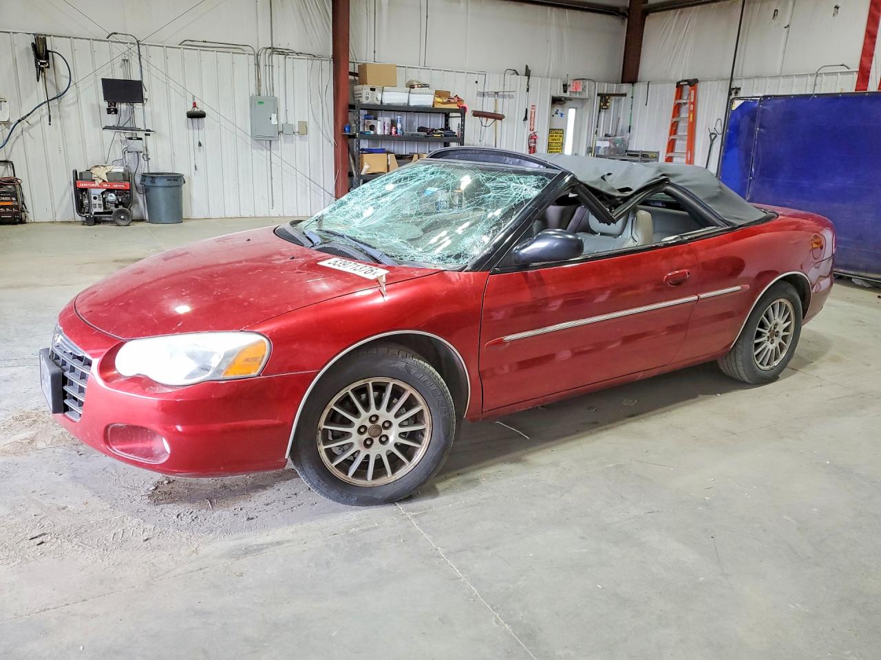 2006 Chrysler Sebring Touring, VIN 1C3EL55RX6N256874 — Крыша