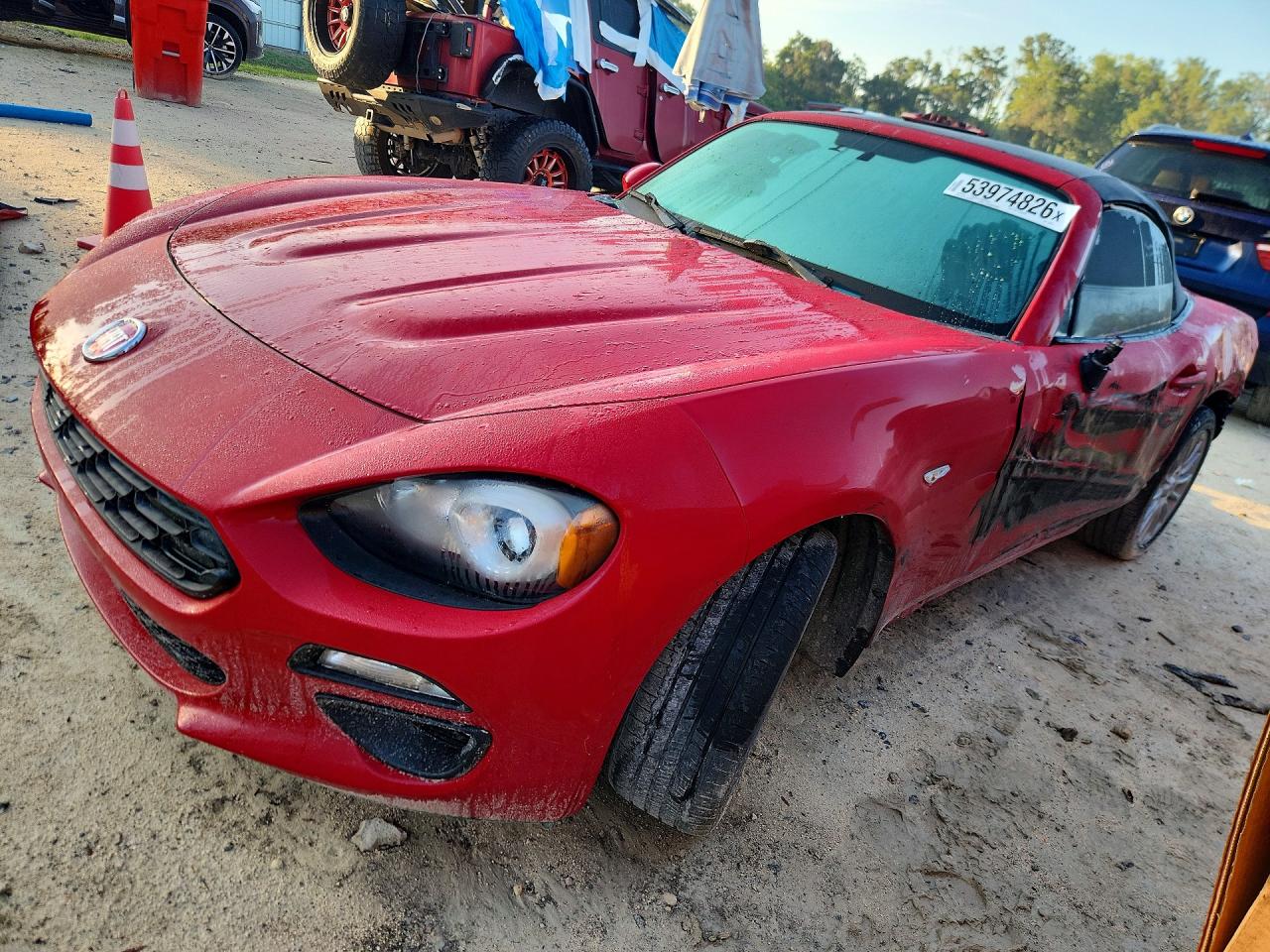 2018 FIAT 124 Spider Abarth, VIN JC1NFAEK2J0136231 — Rear end