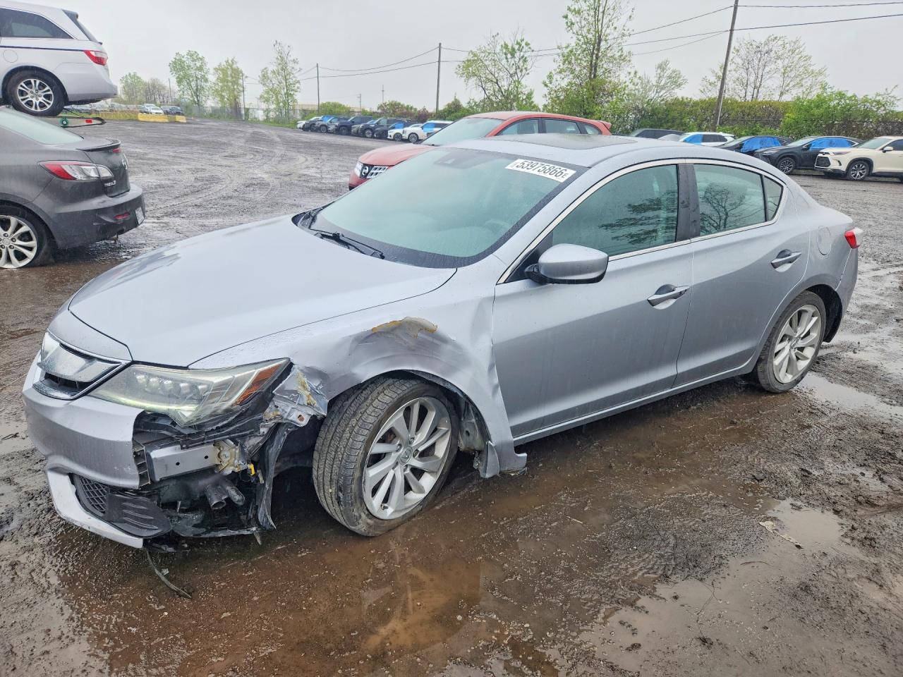 2017 Acura ILX Premium, VIN 19UDE2F70HA802610 — Front end