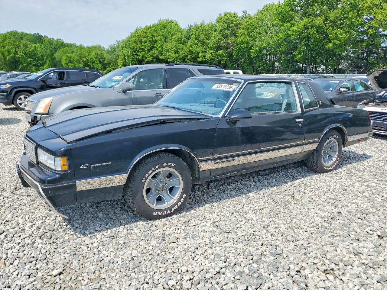 1987 Chevrolet Monte Carlo, VIN 1G1GZ11ZXHP136137 — Front end