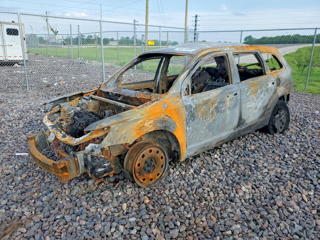 2014 Dodge Journey American Value, VIN 3C4PDCAB0ET245766 — Burn