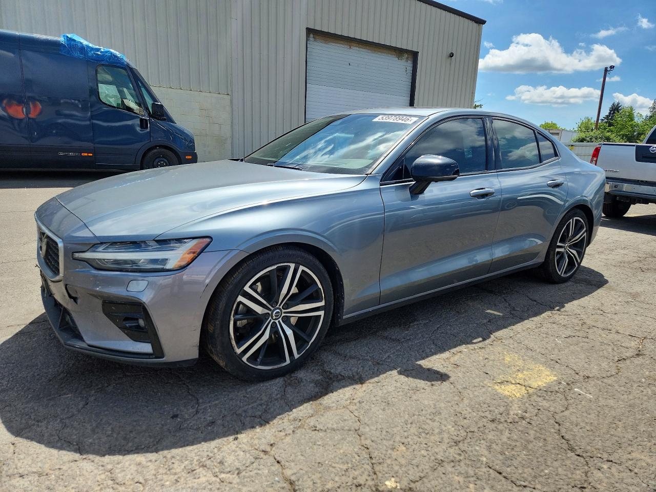 2019 Volvo S60 R-Design, VIN 7JRA22TM3KG007030 — Rear end