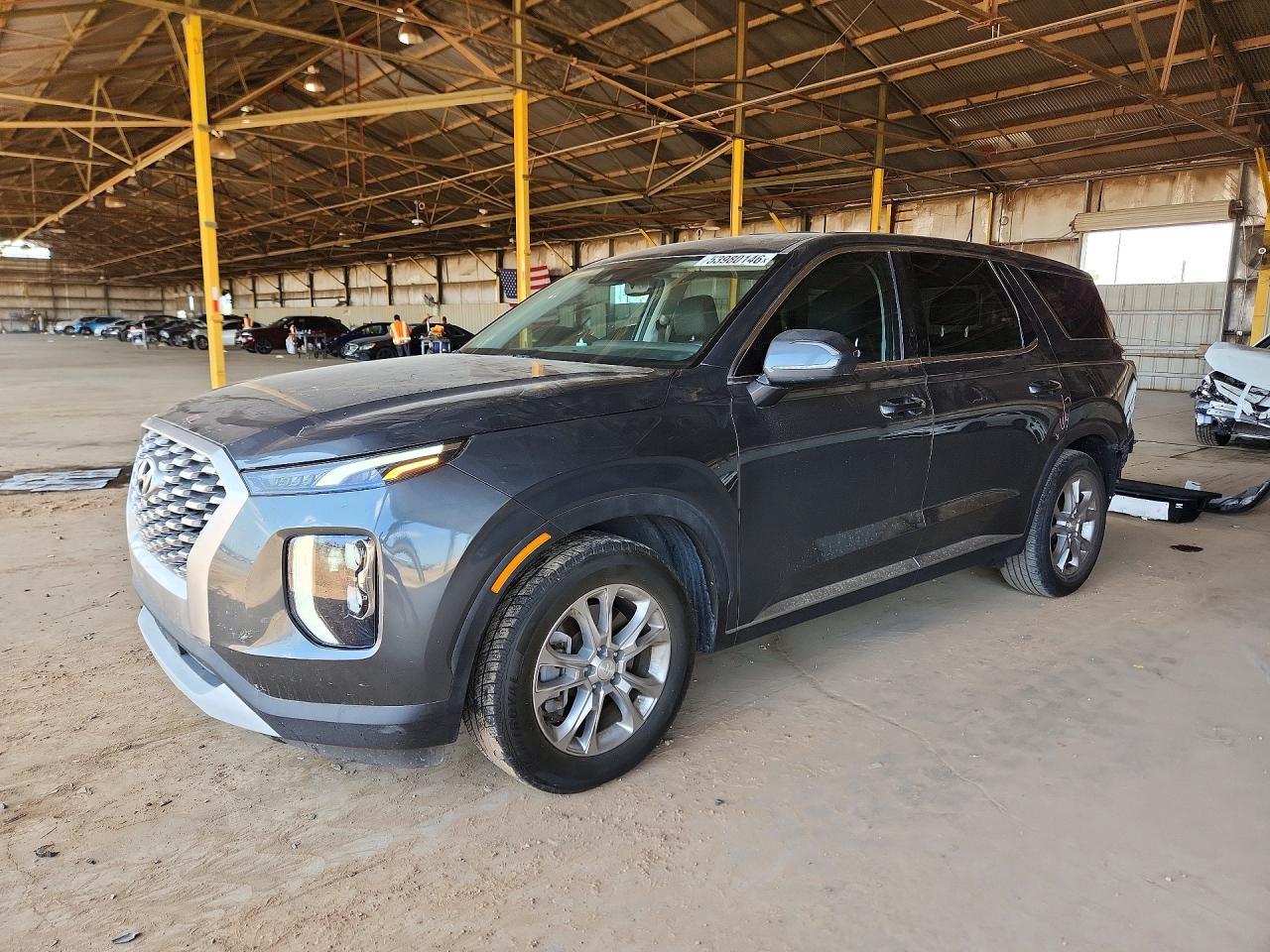 2022 Hyundai Palisade SE, VIN KM8R14HE4NU458311 — Rear end