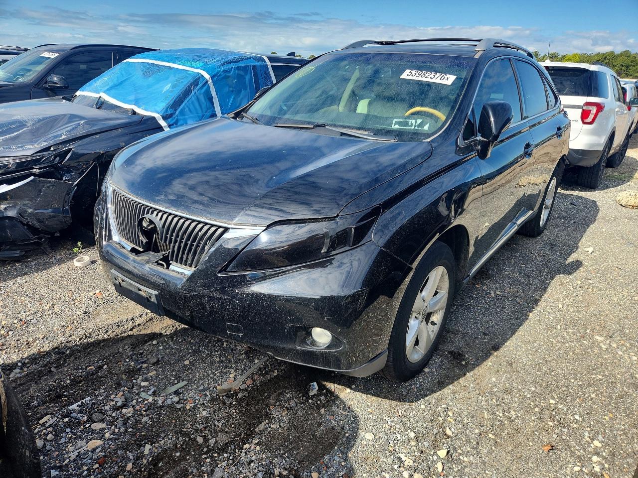2010 Lexus RX 350, VIN 2T2BK1BA5AC032587 — Rear end