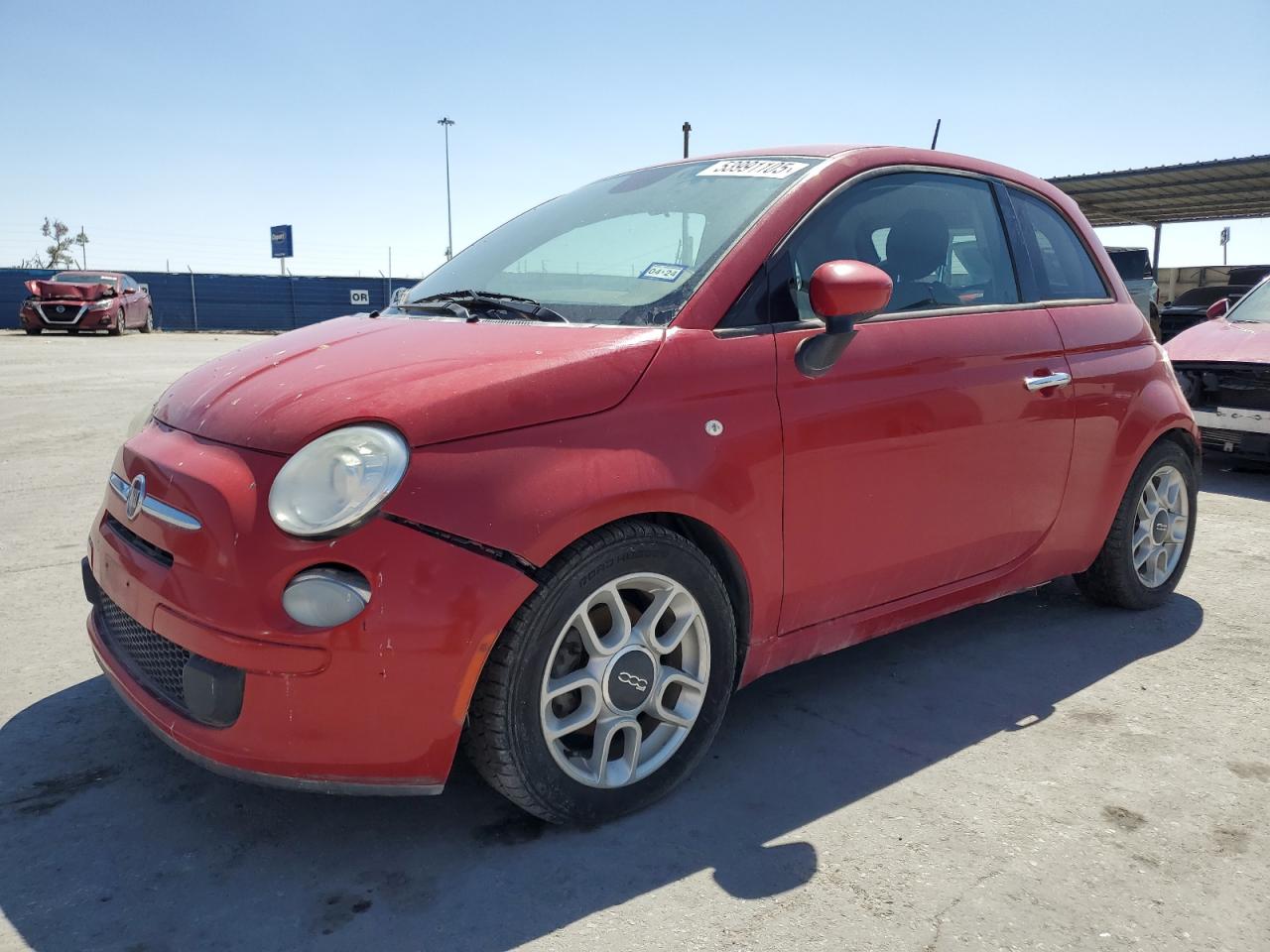 2014 FIAT 500 Pop, VIN 3C3CFFARXET185880 — Minor dents and scratches