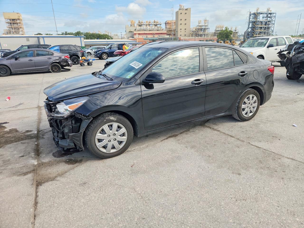 2023 Kia Rio S, VIN 3KPA24AD9PE553934 — Front end