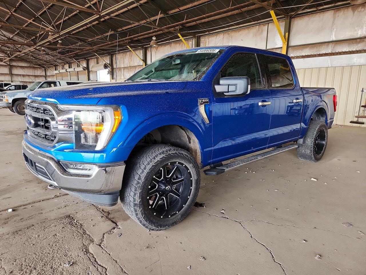 2021 Ford F-150 Lariat, VIN 1FTFW1E80MFA21771 — Rear end