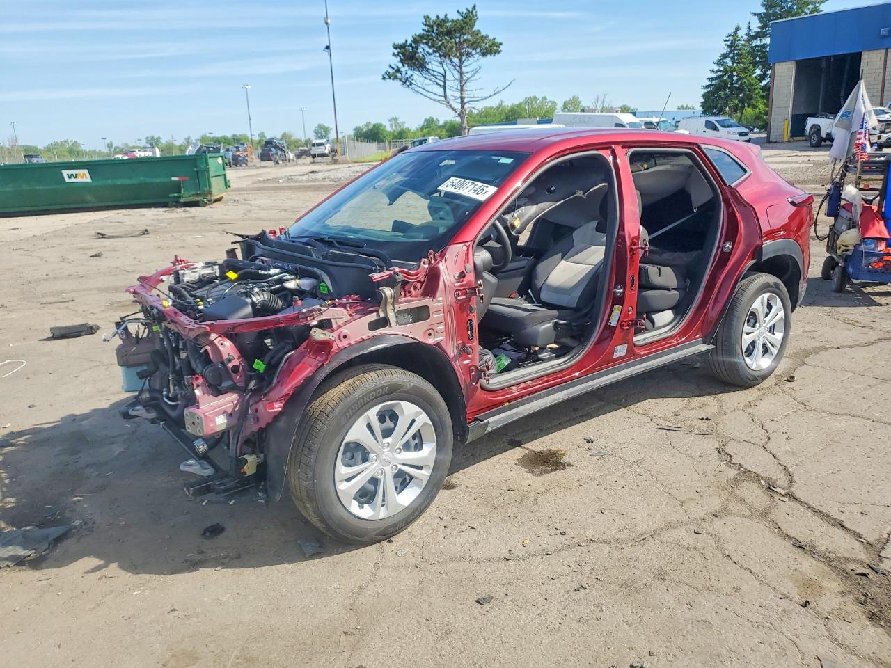 2025 Chevrolet Trax LS, VIN KL77LFEP0SC295579 — Stripped