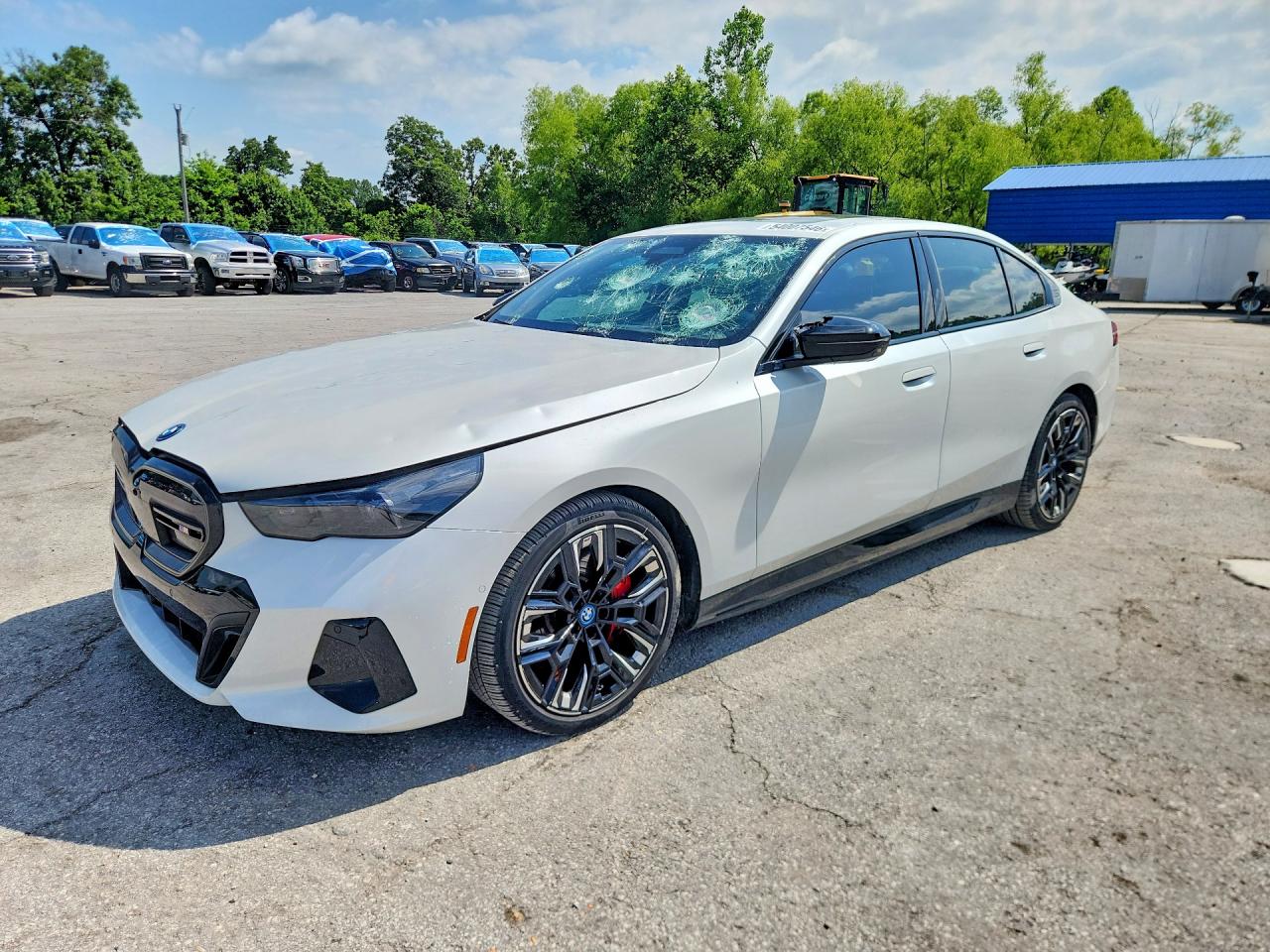 2024 BMW i5 M60, VIN WBY43FK0XRCR75222 — Hail