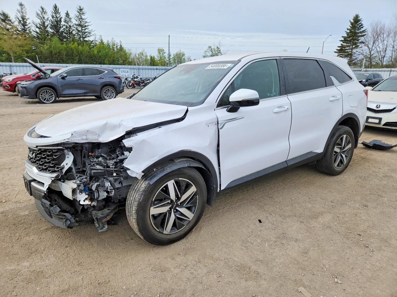 2022 Kia Sorento LX, VIN 5XYRGDLC1NG107141 — Front end