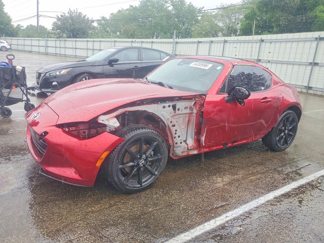 2020 Mazda MX-5 Miata Grand Touring, VIN JM1NDAM73L0419293 — Rear end