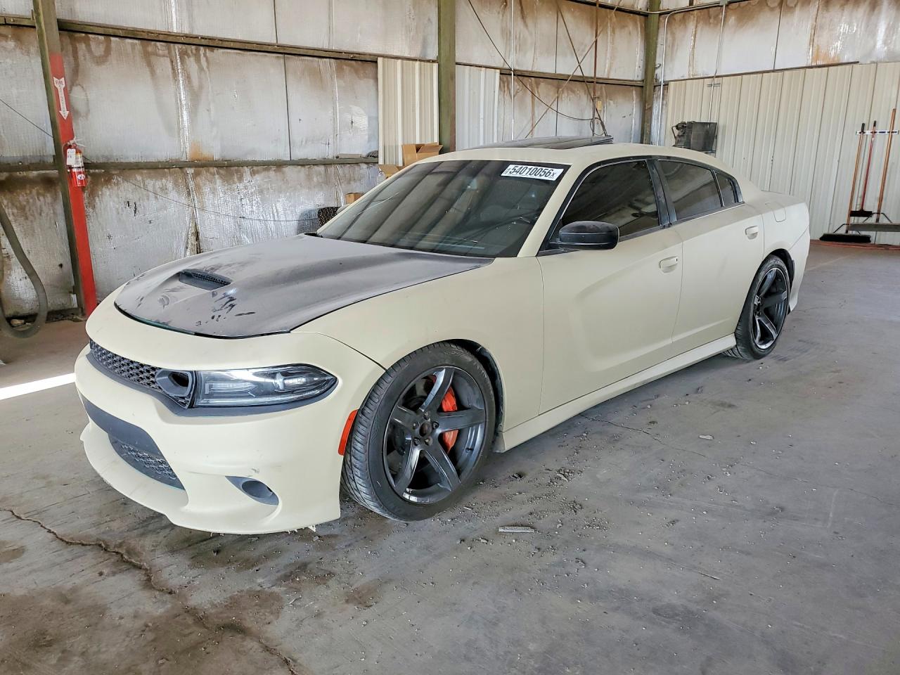 2019 Dodge Charger Scat Pack, VIN 2C3CDXGJ2KH520177 — Interior fire