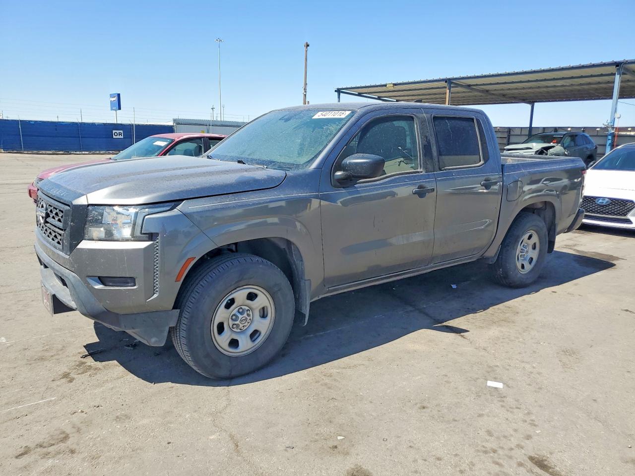 2022 Nissan Frontier SV, VIN 1N6ED1EJ2NN622513 — Interior fire