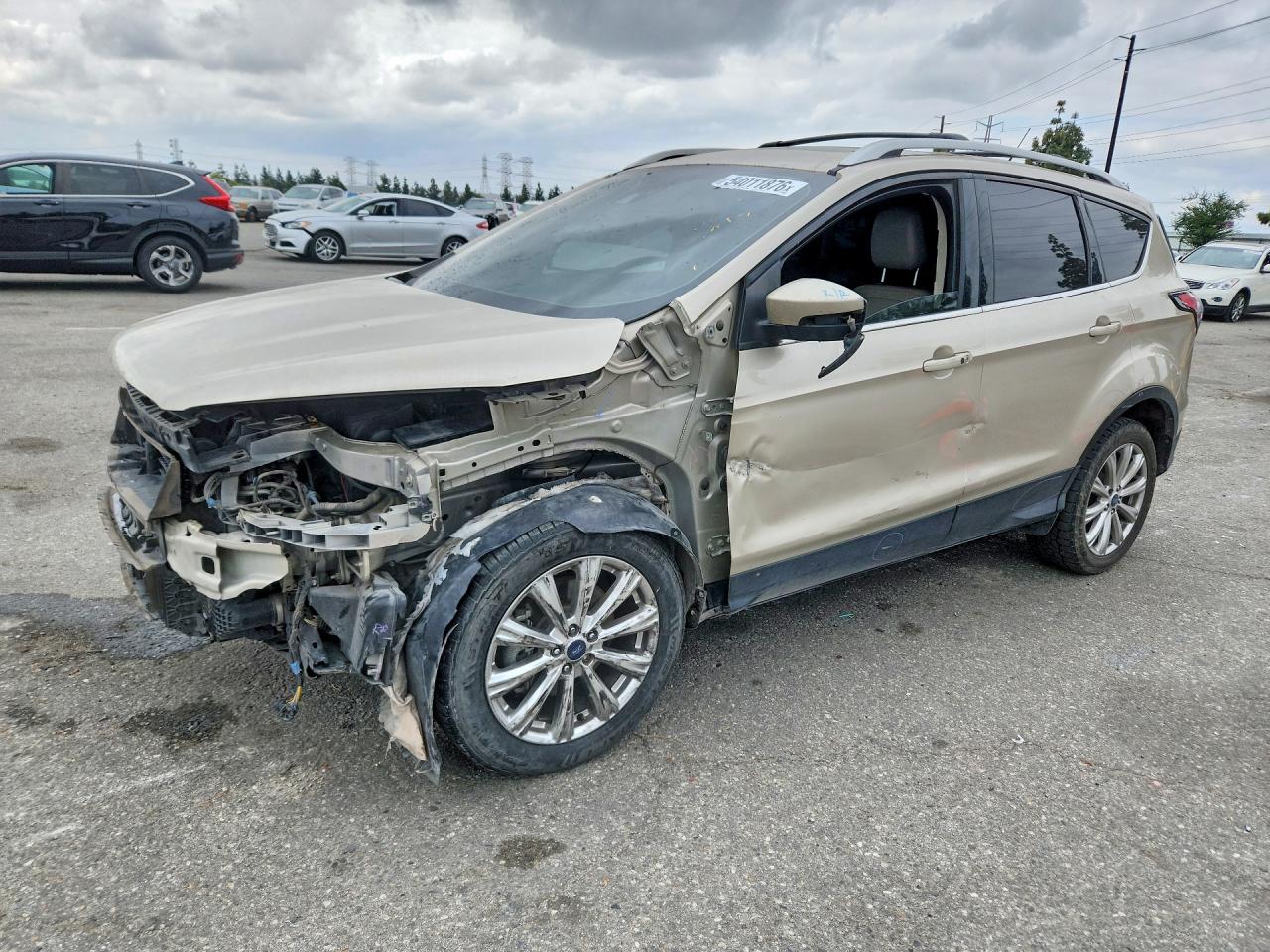 2018 Ford Escape Titanium, VIN 1FMCU9J93JUB55103 — Front end