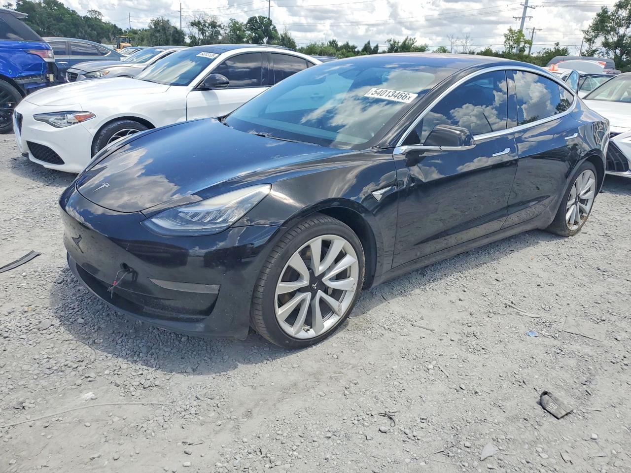 2019 Tesla Model 3 Mid Range, VIN 5YJ3E1EA6KF314231 — Stripped