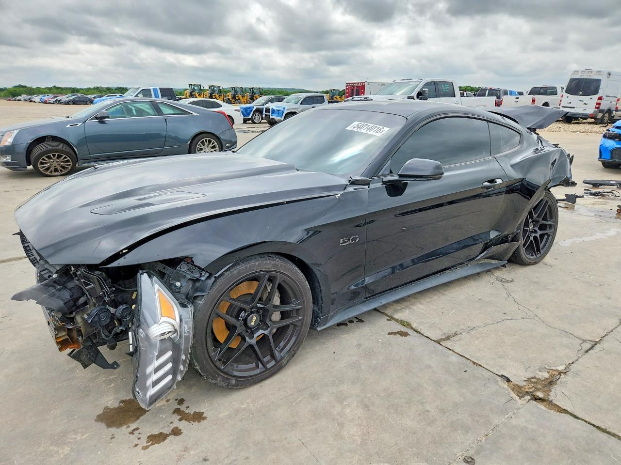 2016 Ford Mustang GT Premium, VIN 1FA6P8CF4G5289911 — Rear end