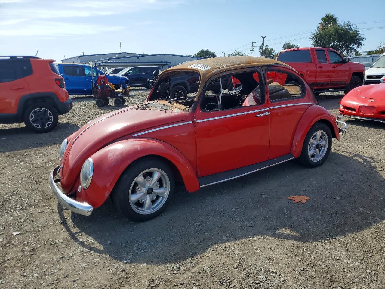 1966 Volkswagen Beetle, VIN 116776789 — Burn