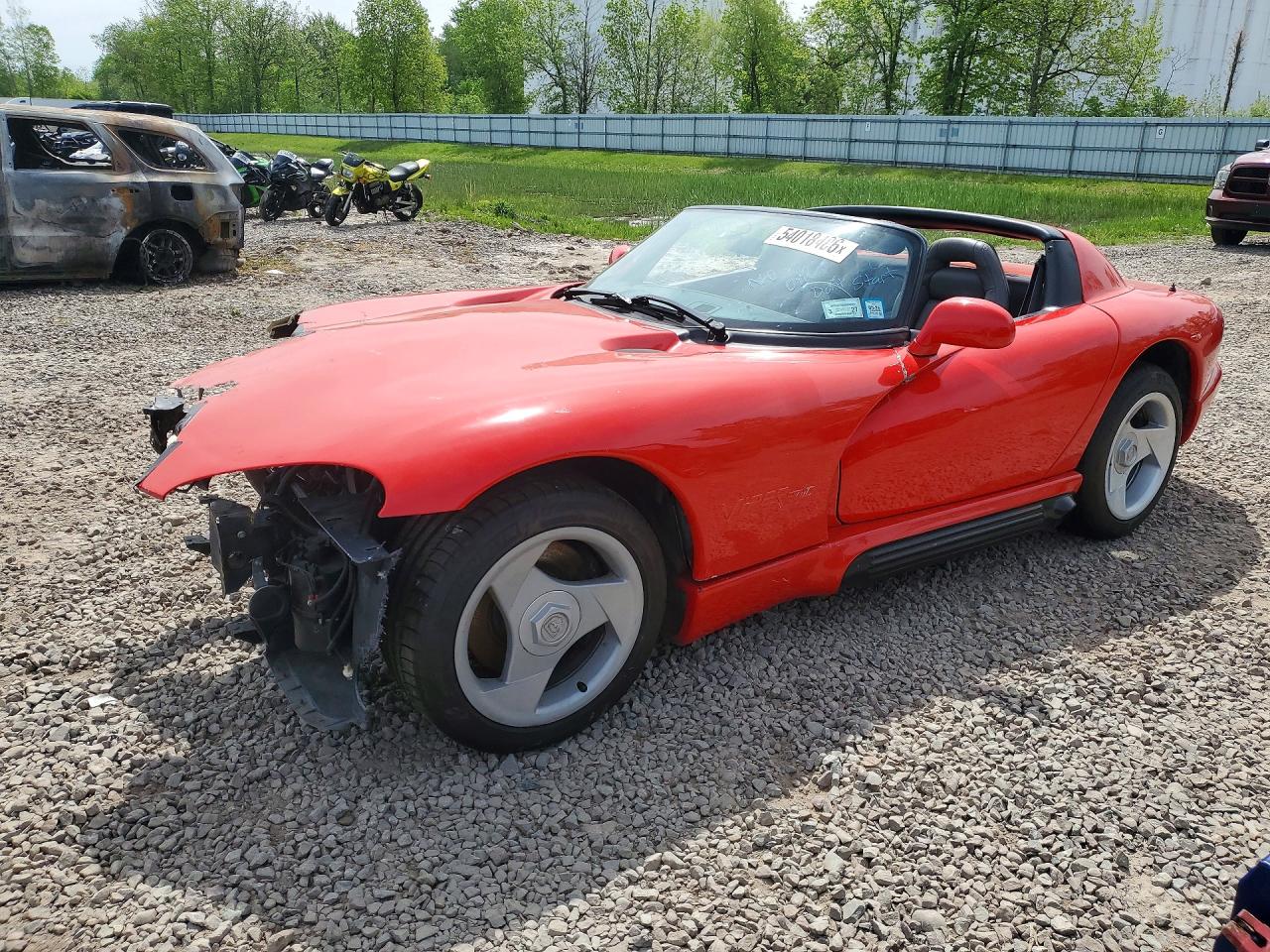 1993 Dodge Viper, VIN 1B3BR65E6PV200269 — Front end
