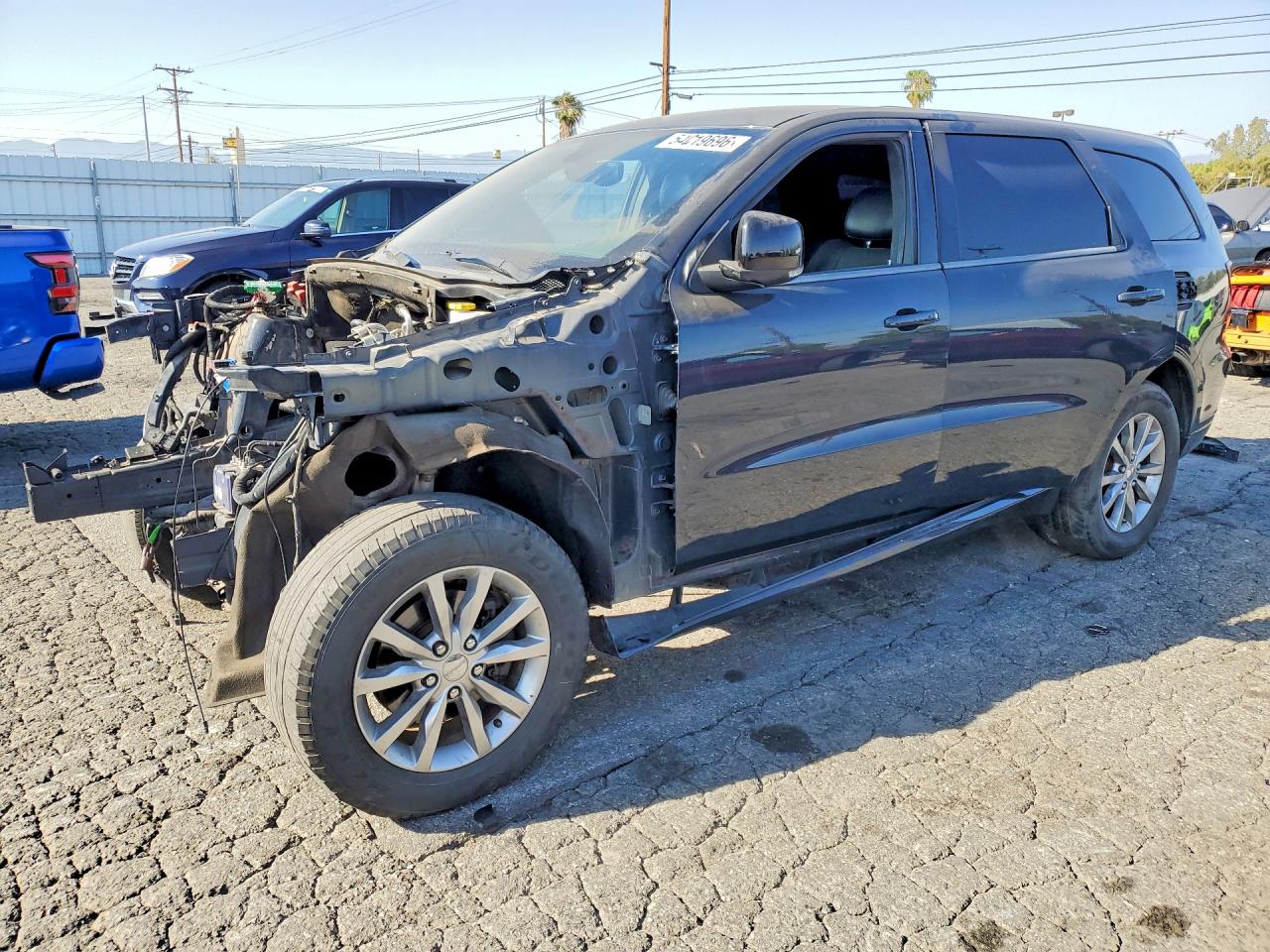 2018 Dodge Durango GT, VIN 1C4RDHDG0JC316936 — Stripped
