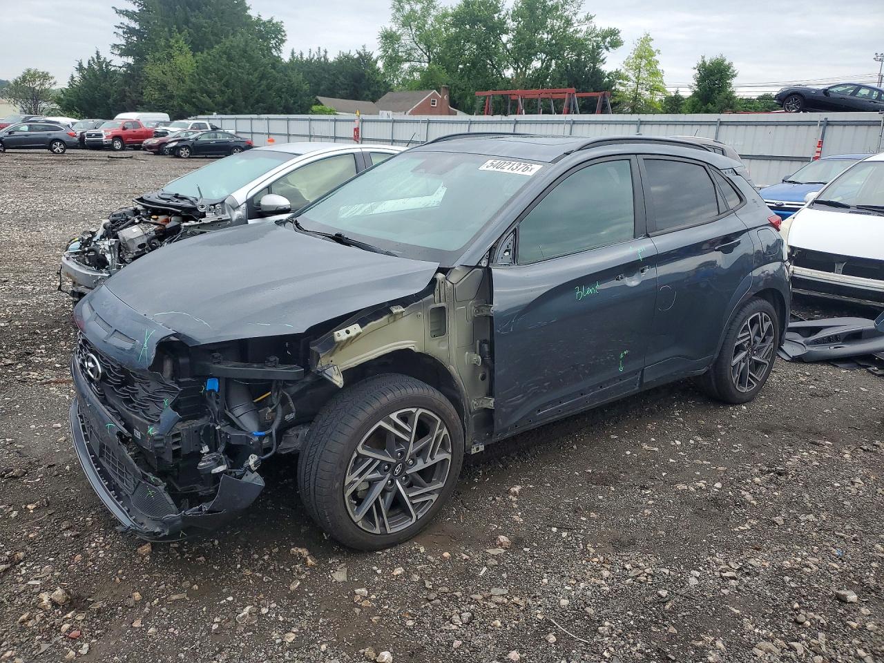 2022 Hyundai Kona N Line, VIN KM8K3CA38NU857026 — Перед