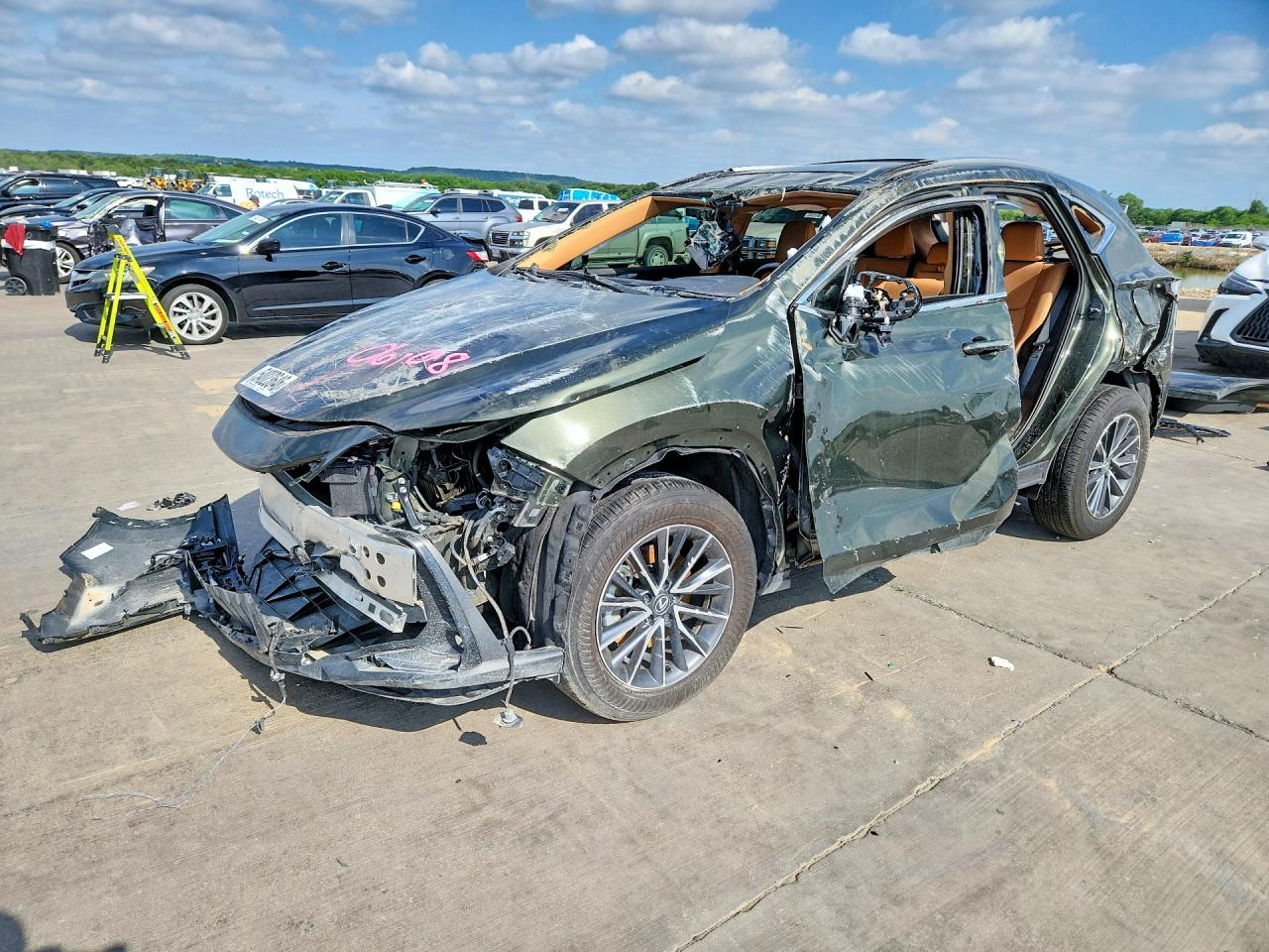 2025 Lexus NX 250 Premium, VIN 2T2GDCAZ6SC018427 — Rollover
