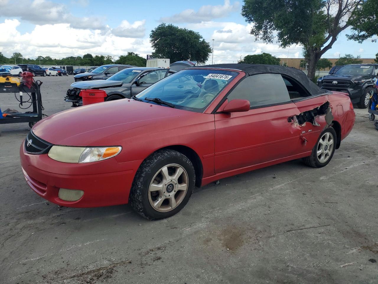 2001 Toyota Solara SE, VIN 2T1FF22P11C862391 — Side
