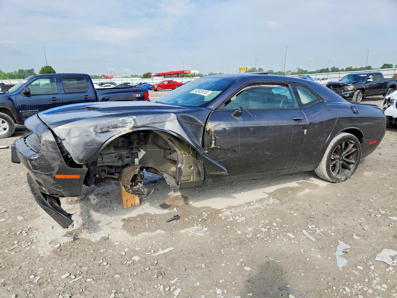2017 Dodge Challenger SXT Plus, VIN 2C3CDZAG8HH614601 — Undercarriage
