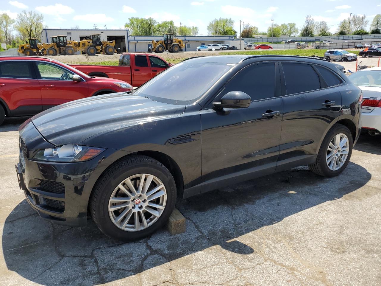 2017 Jaguar F-Pace 35t Prestige, VIN SADCK2BV7HA086140 — Interior fire