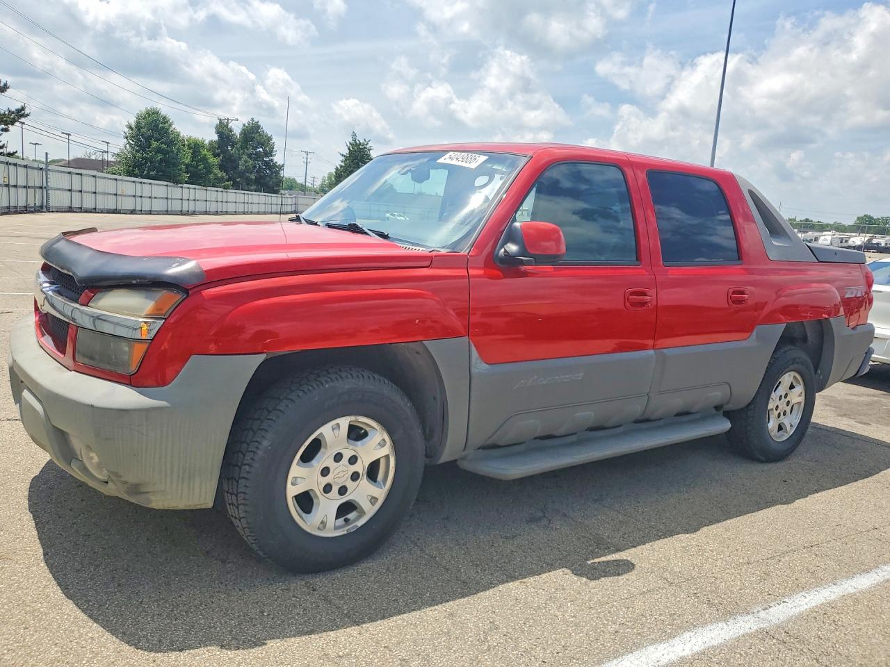 2002 Chevrolet Avalanche, VIN 3GNEK13T12G133058 — Бок