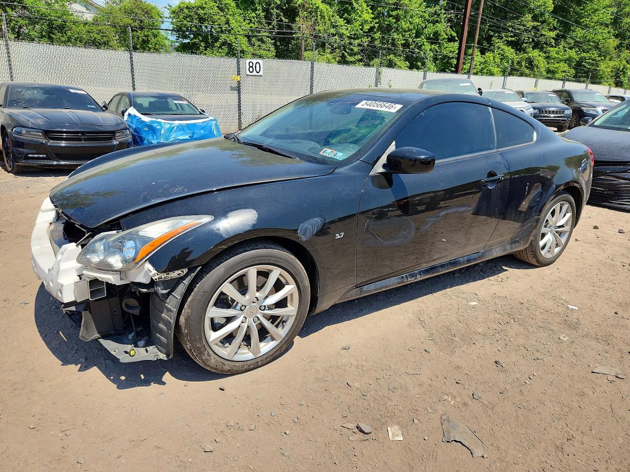 2014 Infiniti Q60, VIN JN1CV6EL8EM132530 — Front end