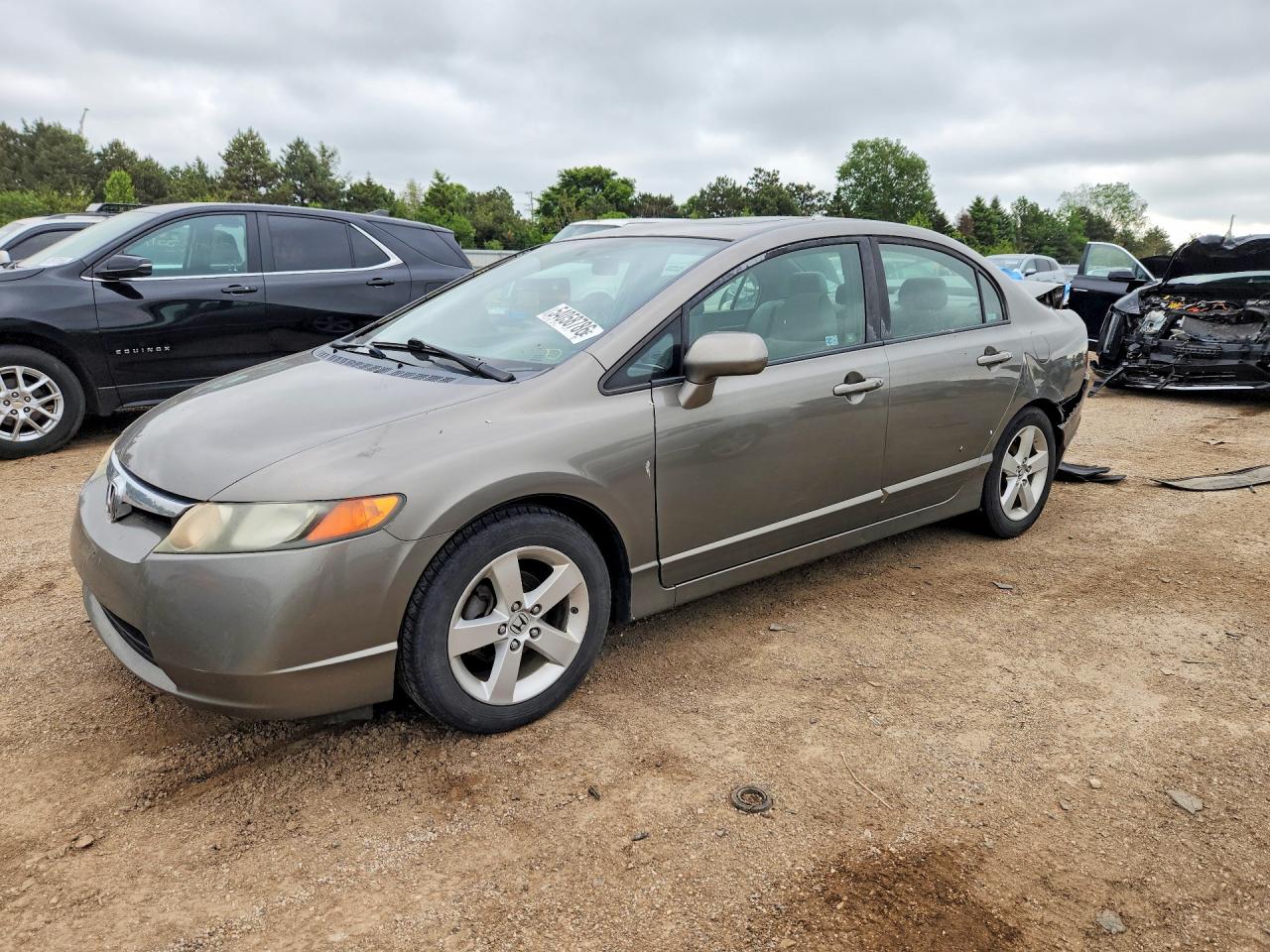 2008 Honda Civic EX, VIN 1HGFA16818L061539 — Rear end
