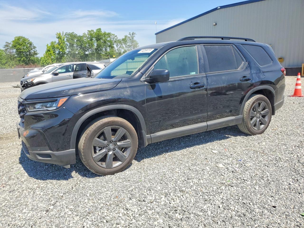 2025 Honda Pilot Sport, VIN 5FNYG2H37SB046583 — Interior fire
