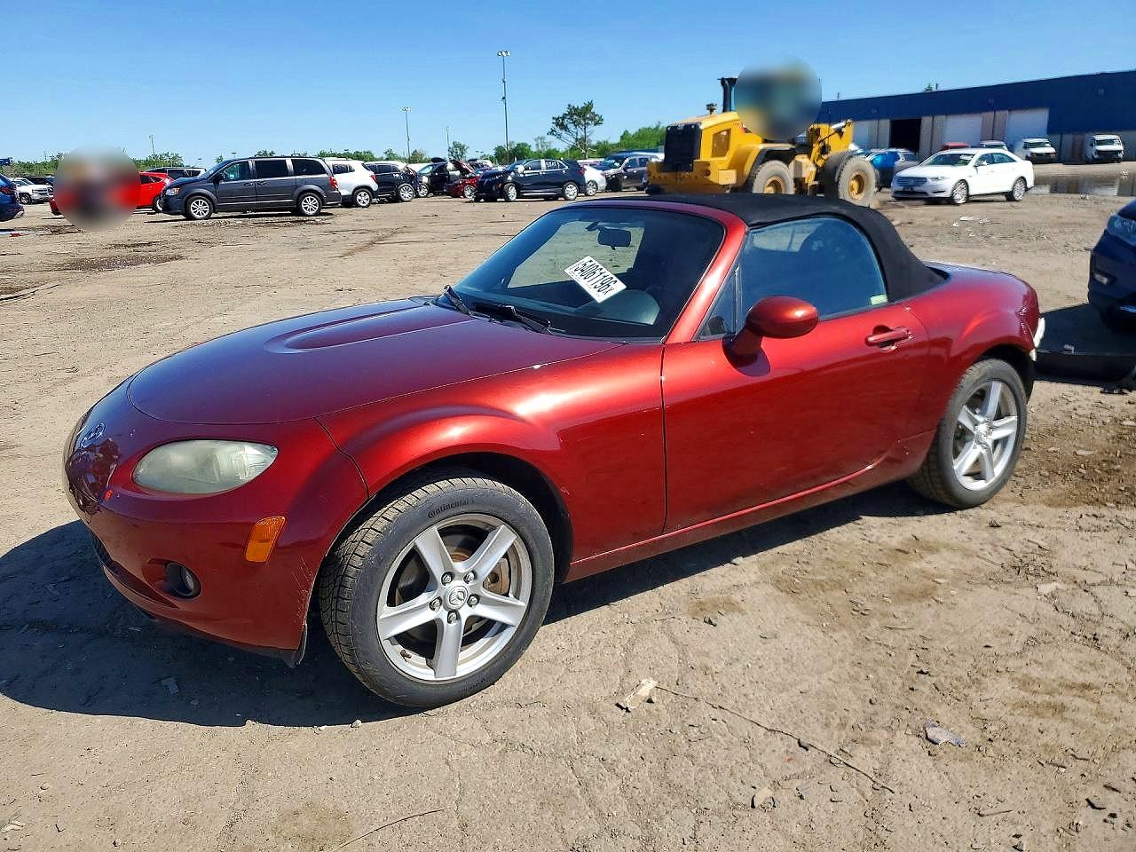2006 Mazda MX-5 Miata Touring, VIN JM1NC25FX60115882 — Rear end