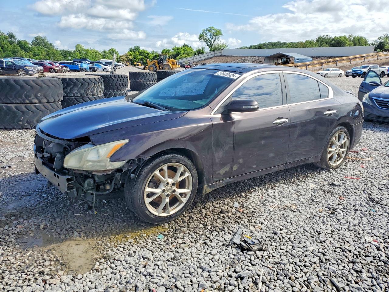 2012 Nissan Maxima SV, VIN 1N4AA5AP7CC800863 — Перед
