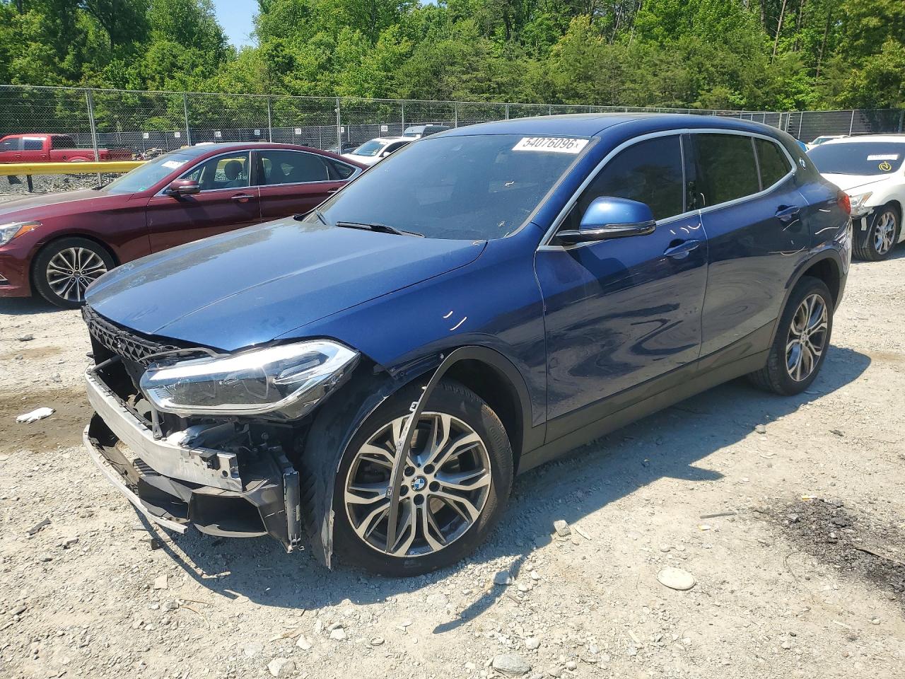 2021 BMW X2 xDrive28i, VIN WBXYJ1C05M5S17783 — Front end