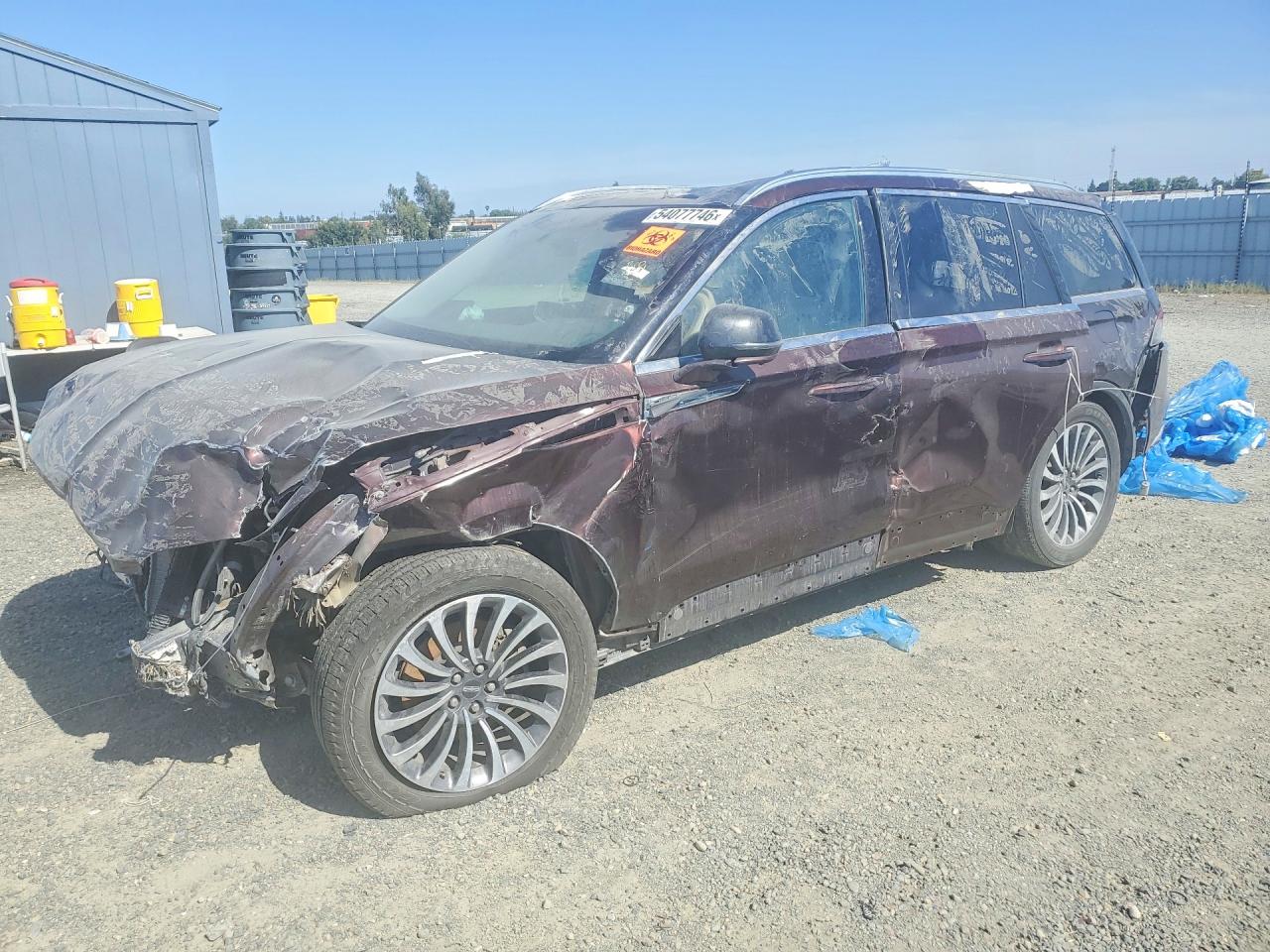 2020 Lincoln Aviator Reserve, VIN 5LM5J7XC3LGL06786 — Rollover