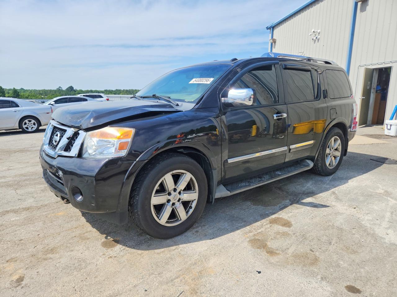 2011 Nissan Armada SV, VIN 5N1AA0ND6BN624027 — Front end