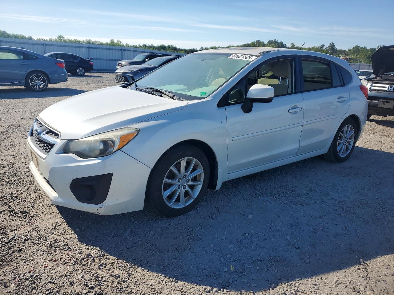 2013 Subaru Impreza Premium, VIN JF1GPAC67D2819152 — Пожар в салоне